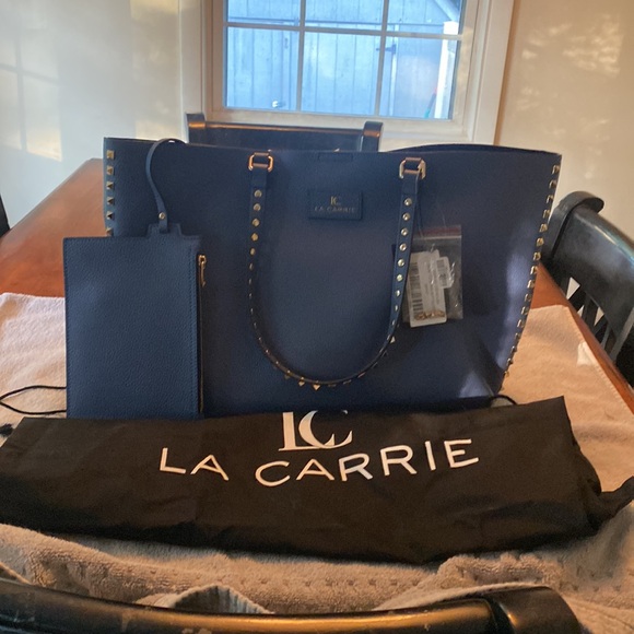 NWT La Carrie from Italy Leather Tote - Picture 3 of 12